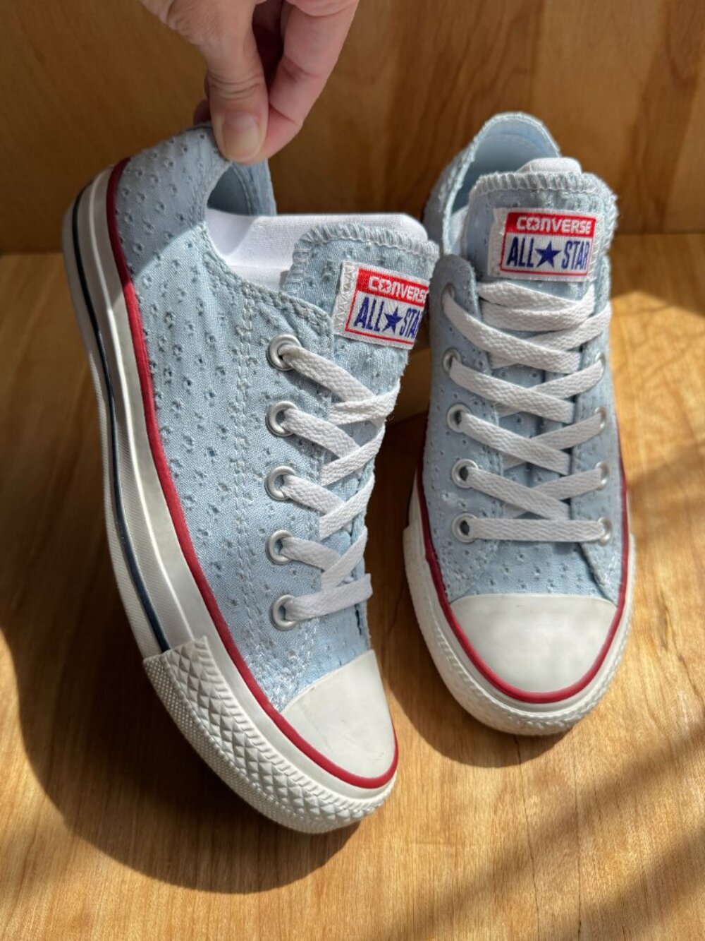 Converse Chuck Taylor Ox Eyelet Canvas Sneakers - Picture 8 of 15